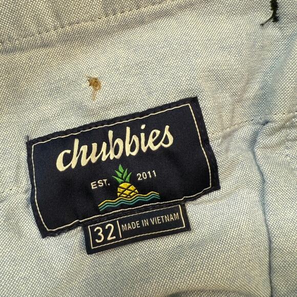 Chubbies The Khakinators Chino Shorts 5.5" Men 32 Navy Preppy Casual - Picture 3 of 7